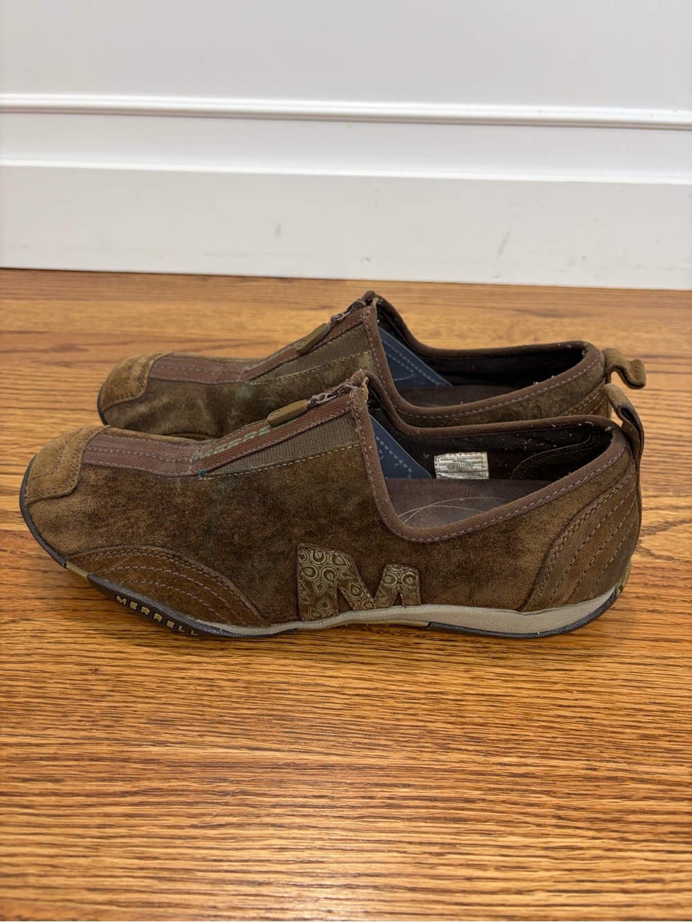 Merrell Barrado Brown Suede Leather Performance Footwear (10) - Picture 2 of 7